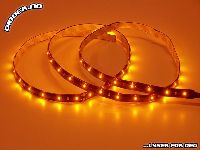 Hovedbilde 12V 60cm Gul LED flexiStrip