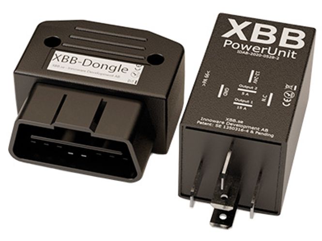 Hovedbilde XBB Dongle og rele canbus