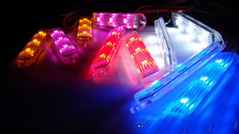 2 stk Photon 8cm LED-bar med kontroller 12V
