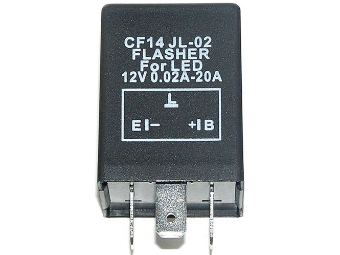 Hovedbilde LED-Blinkrele 12V 0.02A - 20A ...