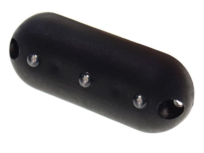 Hovedbilde LED-lykt, sort base, 1m ledn. ...