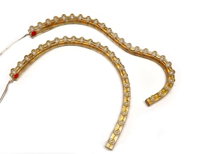 Hovedbilde 12V 2 stk 24cm fleksibel ...