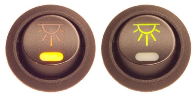 Hovedbilde Bryter kupelys 12V/24V 0-1