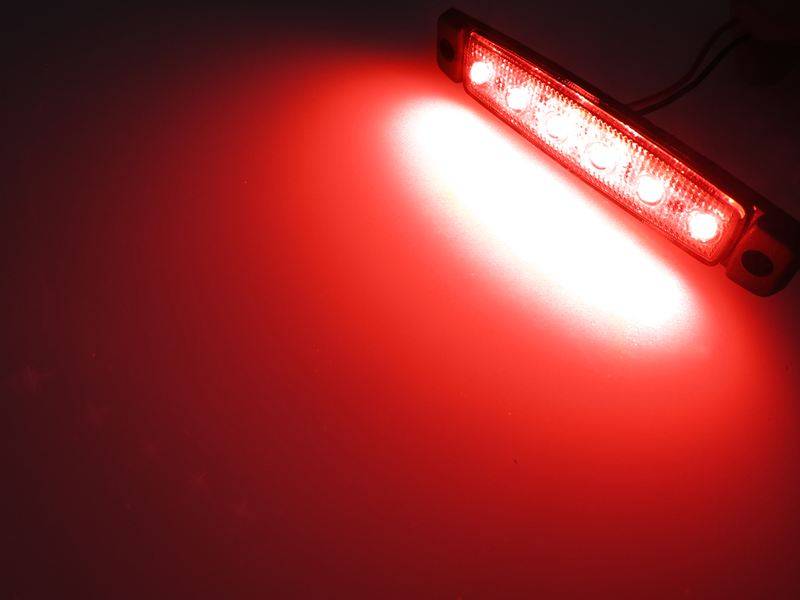 12V 6xLED Markeringslampe