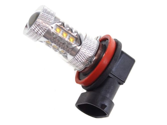 Hovedbilde 80W H11 oransje Cree LED ...