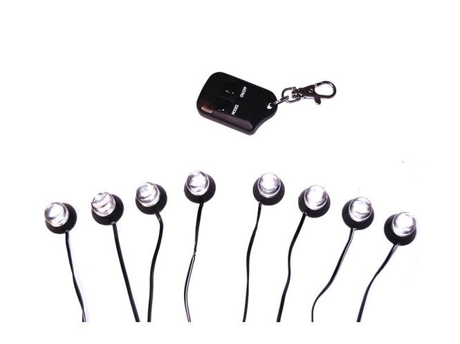 Hovedbilde Strobekit, 8xLED Pace-Car, ...