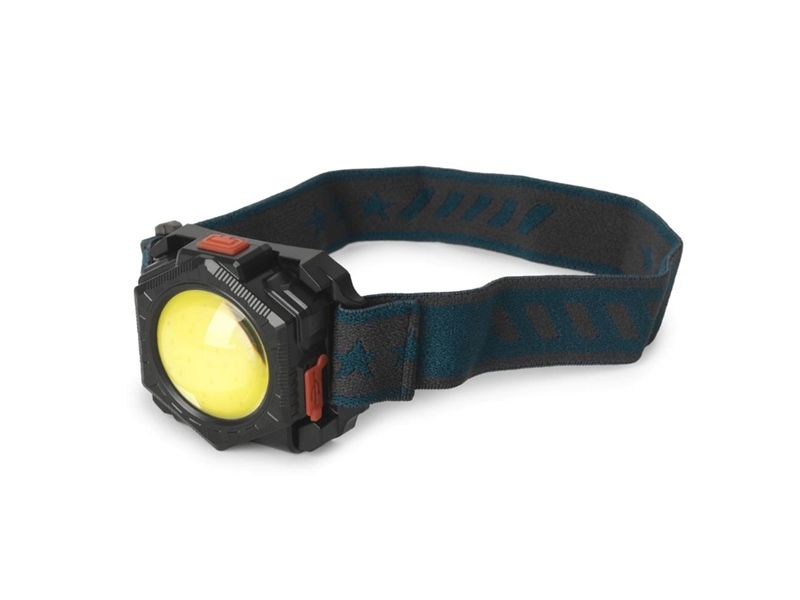 ENTAC Multifunksjonell, oppladbar LED-hodelykt, 350 lm