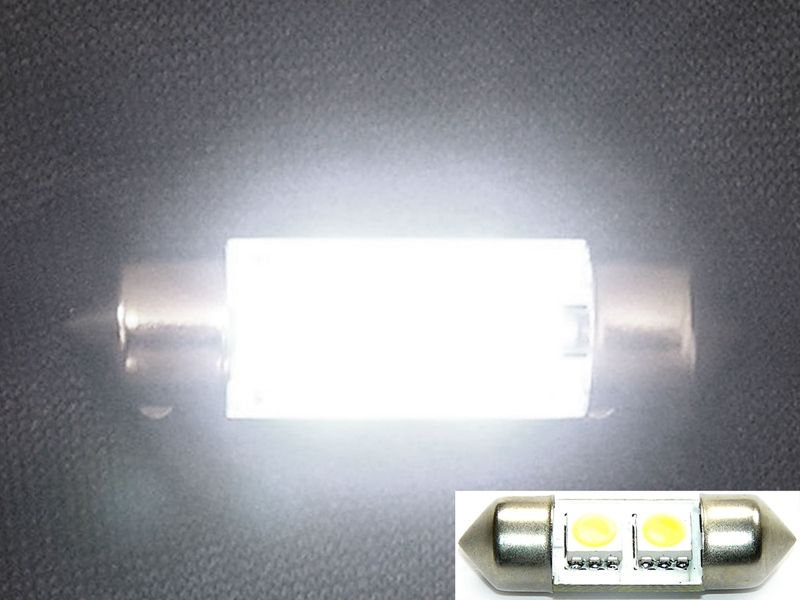 30mm 2 x SMD Pinolpære 24V
